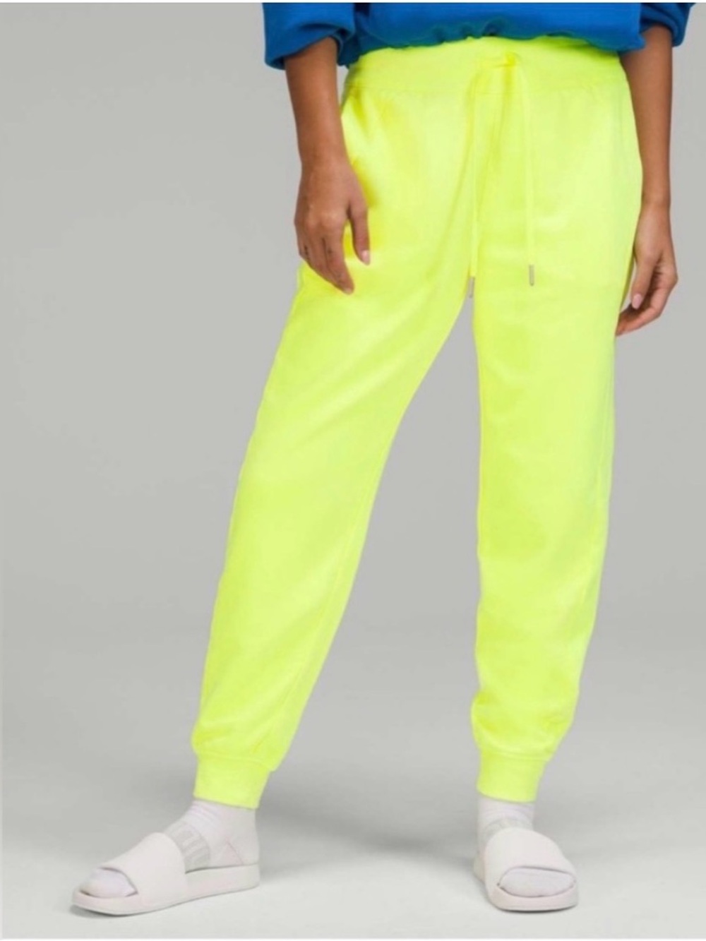 Scuba High-Rise Jogger Full Length - Highlight Yellow - Size 10